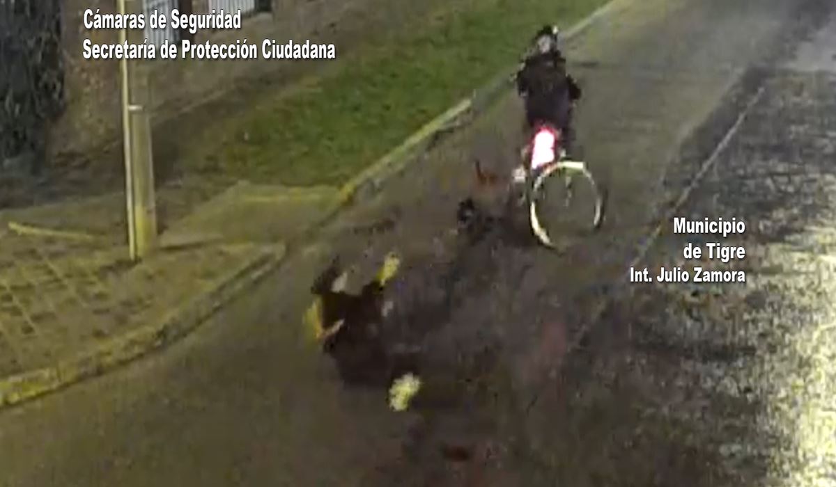 En Don Torcuato: un motociclista embistió a una mujer que circulaba en bicicleta