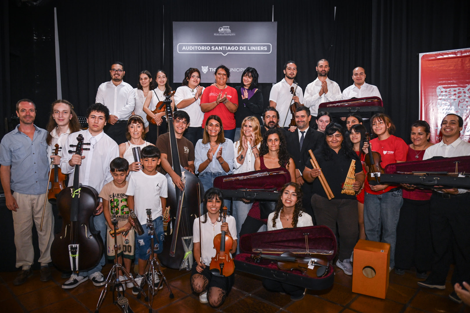 Música en Tigre: orquestas juveniles reciben nuevos instrumentos.