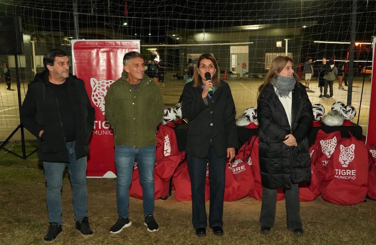 En el Polideportivo "Ñato" Errecart de Benavídez, el Municipio de Tigre dio inicio a la edición 2026 de la Liga de Baby Fútbol Infantil y Femenina