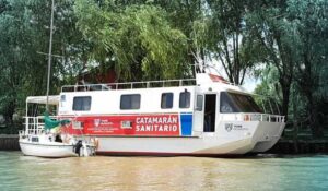 Calendario del Catamarán Sanitario para habitantes del Delta durante la primera quincena de mayo