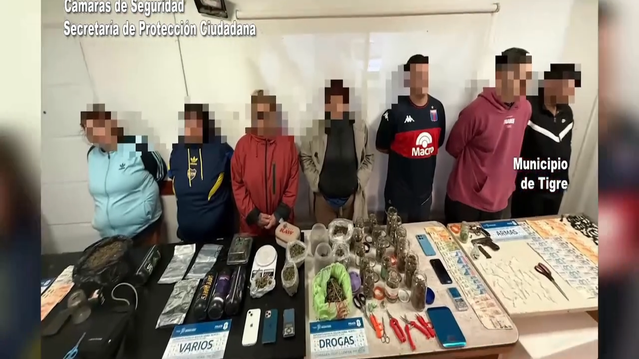Los allanamientos simultáneos contaron con el apoyo técnico del Centro de Operaciones Tigre