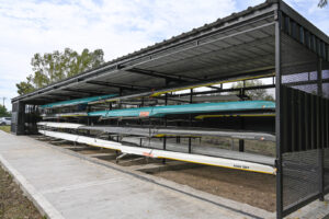 El nuevo galpón náutico del TBC está ubicado en la Pista nacional de Remos y Canotaje