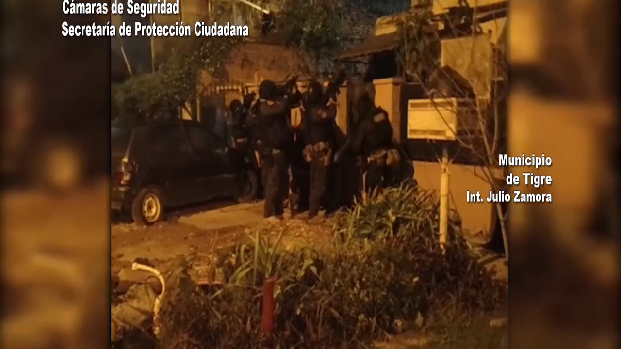Los procedimientos en El Talar y Ricardo Rojas contaron con el soporte de las cámaras de monitoreo del COT