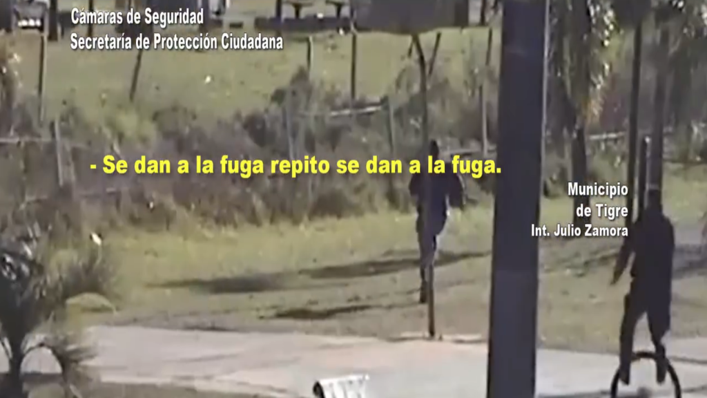 Los sospechosos fueron aprehendidos tras el seguimiento coordinado por las cámaras de seguridad municipales
