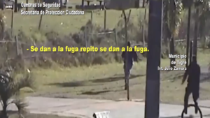 Los sospechosos fueron aprehendidos tras el seguimiento coordinado por las cámaras de seguridad municipales