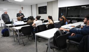 El intendente de Tigre expuso sobre el Sistema de Protección Ciudadana en la Universidad Católica Argentina
