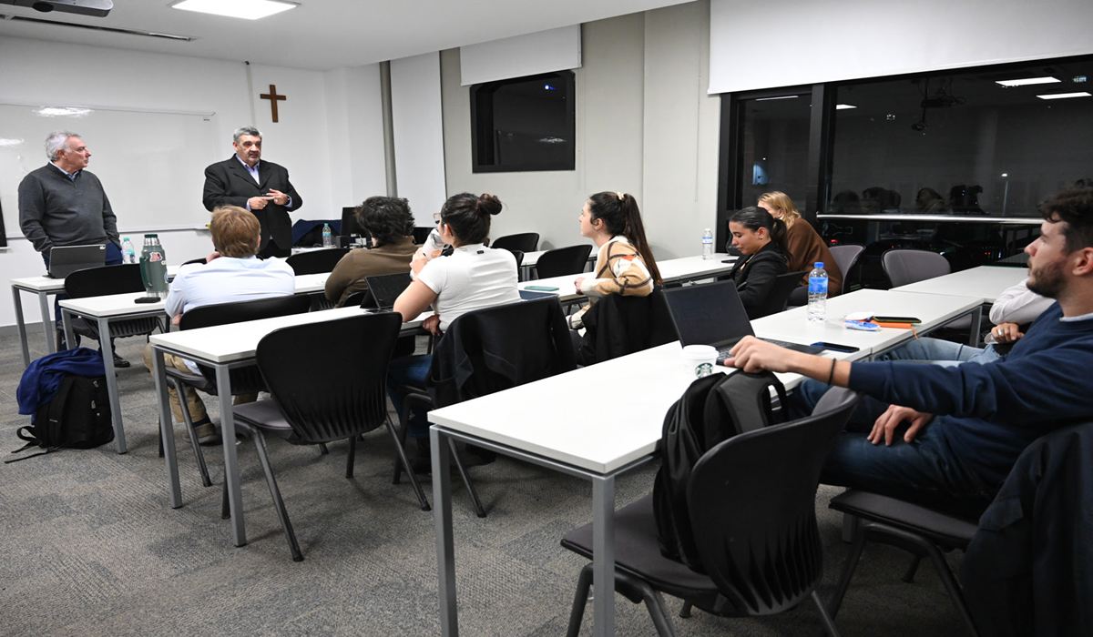 El intendente de Tigre expuso sobre el Sistema de Protección Ciudadana en la Universidad Católica Argentina