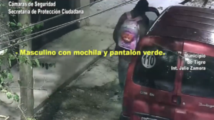 Las cámaras del COT registraron el intento de hurto y guiaron la aprehensión en Troncos del Talar