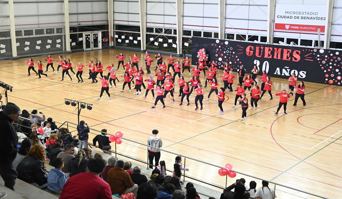 Autoridades municipales acompañaron los festejos por el trigésimo aniversario del predio deportivo en Benavídez