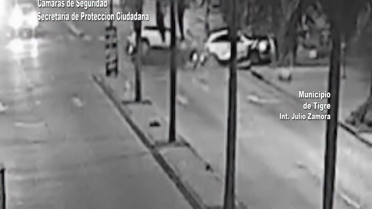 Las cámaras de videovigilancia del COT detectaron el impacto en Avenida de los Constituyentes