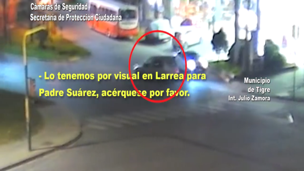 El Centro de Operaciones Tigre coordinó la detención de cuatro ocupantes en la zona céntrica del distrito.